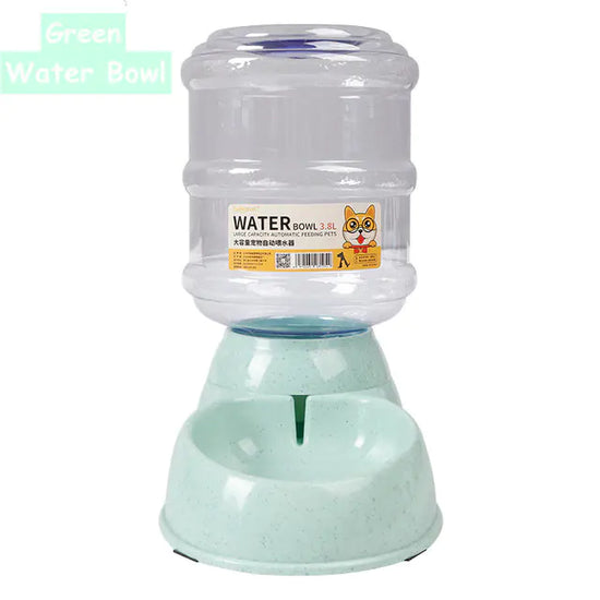 3.8L Gravity Pet Food Feeder & Water Dispenser Bowl
