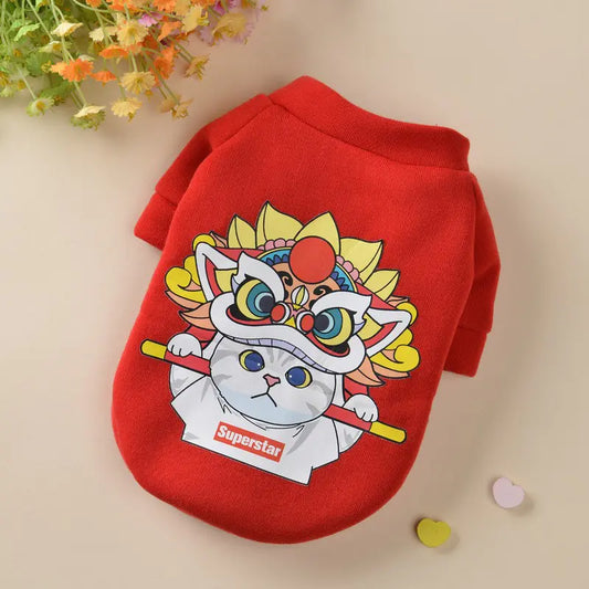 Cat Autumn and Winter Clothing for Pets