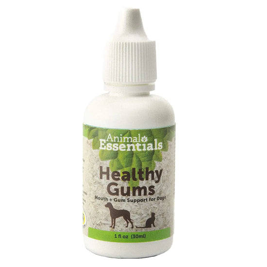 Animal Essentials Healthy Gums for Dogs & Cats - Dental Care Mouth & Gum Support Dental Drops All Natural Pet Supplement Oral Care - 1 Fl Oz