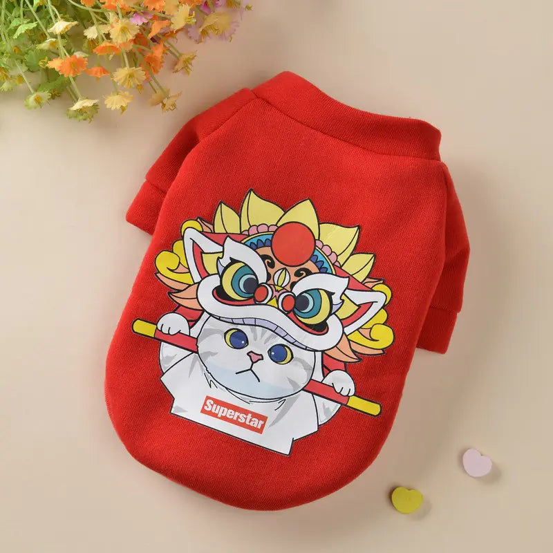 Cat Autumn and Winter Clothing for Pets
