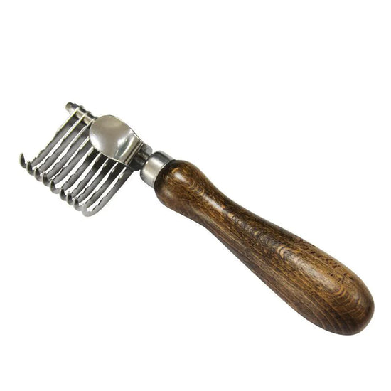 Walnut Knot Comb for Pet Grooming